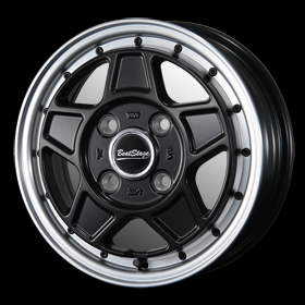 12x4.0B Semi Gloss Black