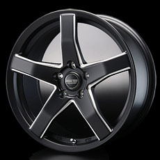 go[YebNh@V-05 18~8.0J-5H Semi Gloss Black Milling